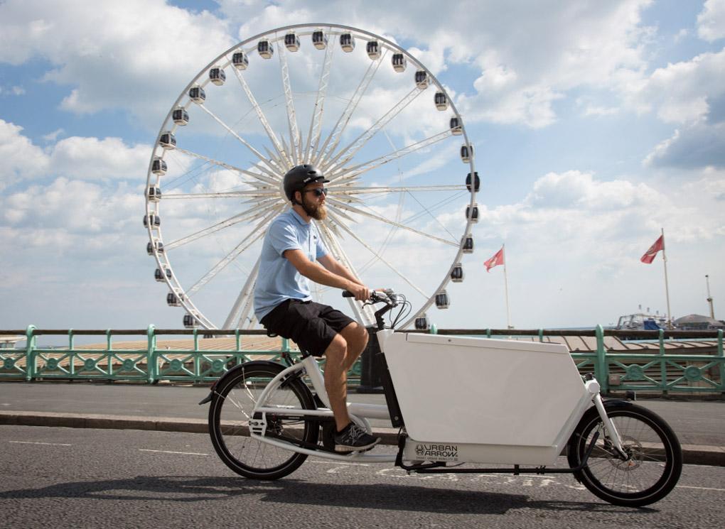 ReCharge Cargo - some of the traffic clogging up the streets of Brighton & Hove is caused by scores of delivery vans. The solution put forward by Sam Keam, an environmental consultant, is a courier service operated by electric-assisted bikes.